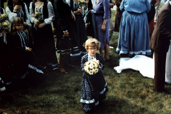 In my aunt's wedding 100 years ago. Or 25...whichever.